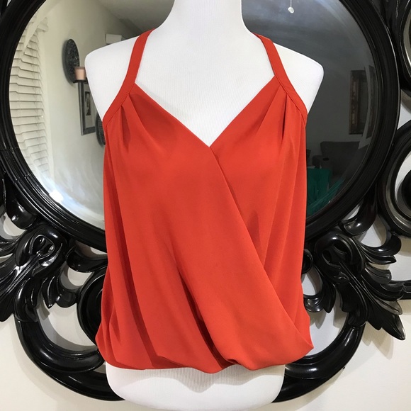 Naked Zebra Tops - Naked zebra size S burnt orange blouse minor spots